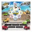 38pc Construct IT Buildables 2-in-1 Fire Rescue Truck Set w Case Kids 3+ Red Carousel 6