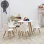 Mini Me Premium Wooden Kids Table and 2 Chairs Set-HANDMADE Carousel 1