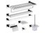 Bathroom Hardware 304 Stainless Steel Chrome Towel Rack Toilet Paper Holder Carousel 3