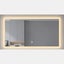 LED mirror rectangle 1500MM x 800MM with Rim and Demister Touch Switch 3 Colours Carousel 3