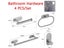 4Pcs/Set Towel Holder Toilet Paper Holder Bathroom Accessories Hooks Hangers Carousel 1