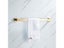POIQIHY Gold Bathroom Accessory Set Robe Hook Towel Bar Toilet Roll Paper Carousel 5