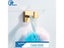 POIQIHY Gold Bathroom Accessory Set Robe Hook Towel Bar Toilet Roll Paper Carousel 1