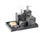 Bathroom Set Marble Soap Dispenser Toothbrush Holder Tray Cotton Swab/Tissue Carousel 2