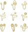 African Nose Cuff Nose Cuff Non Piercing Gold Nose Cuff Fake Nose Ring Clip On Carousel 1