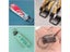 10Pcs Key Chain Fob With Key Ring For Belt Suitcase Bag Parts Carousel 7