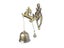 Animal Wind Chime Magnetic Doorbells For Living Room Garden Window Door Metal Carousel 3