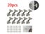 10/20Pcs Stainless Steel Cabinet Door Hinges Damper Ers Carousel 3