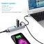 Usb 3.0 To Ethernet Adapter 3-port Usb 3.0 Hub With Rj45 10/100/1000 Gigabit E Carousel 4