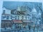 MID CENTURY PARIS SOUVENIR PAINTING.PLACE du TERTE in MONTMARTRE Carousel 3