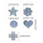 10 Pairs Nipple Covers Bling-bling Ice Cracking Texture Disposable Self Adhesi Carousel 4