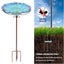 Brand New Bird Bath Feeder Outdoors sculptural Garden Metal Stake*Hot SALE Carousel 7