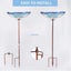 Brand New Bird Bath Feeder Outdoors sculptural Garden Metal Stake*Hot SALE Carousel 9
