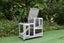 Brand New Rabbit Hutch Chicken Coop Guinea Pig Ferret Cage Outdoor With Wheels Carousel 6