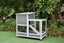 Brand New Rabbit Hutch Chicken Coop Guinea Pig Ferret Cage Outdoor With Wheels Carousel 9