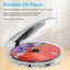 Portable CD Player with 3.5mm Wired Headphones Small Music Player Carousel 4