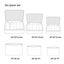 6 Pcs Travel Luggage Organizer Bags For Backpack Suitcasesblue Carousel 2
