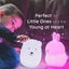 Silicone Night Light With Remote Sleep Timer - Rechargeable Bear Night Light Carousel 5