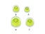 5pcs Round Mini Bullseye Bubble Level High Quality Measurement Instrument Carousel 4