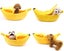 Cat Banana Bed Dog House Warm Boat Pet Sleep Nest Cotton Cushion Dog Pad Cat Mat Carousel 3