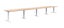 Summit II Fixed Height Inline 4 Pod Desk 1800x800 Carousel 3