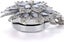 2 Pcs Crystal Curtain Magnetic Tiebacks Decorative Big Flower Curtain Clips Bu Carousel 2