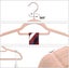 Velvet Hangers Pack Of 30 Non-slip With Rose Gold Swivel Hooks 0.6cm Thick 45c Carousel 3