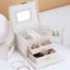Jewelry Box Handmade Faux Leather Jewelry Organizer Gift For Women Carousel 4