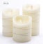 Led Flameless Candle With Embedded Light Chain 3-part Real Wax Candle With Dan Carousel 3