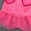 Dog Rose Red Gauze Skirt Pet Spring And Summer Clothing Back i Love My Mommy P Carousel 5