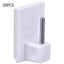 Self-adhesive Curtain Hooks For Net Curtain Rods 20-pack White Rod Hooks Carousel 3