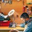 Led Magnifying Lamp Workplace Lamp Cosmetic Lamp 5x Magnification High Power W Carousel 4