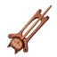 Cute Wooden Animal Print Brooch Sweater Clip Scarf Pin Shawl Hat Pin Ornament Carousel 4