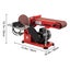 Belt Sander 4"x36", 6" Disc Sander 375W Grinder Linisher Bench Sanding Machine Carousel 8