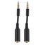 2pcs 3.5mm Stereo Audio Male To Female Extension Cables Earphone Extension Lin Carousel 1