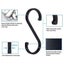 12 Pack S Shaped Hooks For Hanging Pots And Pans Plants Coffee Mugs Clothes Carousel 4