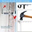 Heavy Duty Metal Curtain Pole Holder - Set Of 4 Window Rod Brackets Carousel 2