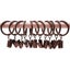 30 Pack Metal Openable Curtain Rings With Clips Heavy Duty Decorative Drapery Carousel 3