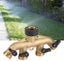 3/4 Inch Brass 4 Way Hose Pipe Splitter Nozzle Garden Hose Adapter Connector S Carousel 2
