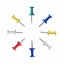 Colorful Thumb Tacks For Wall Hangings Assorted Color Push Pins For Cork Board Carousel 1