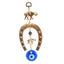 Blue Keychain Evil Eye Horseshoe Decor Protection Amulet Evil Eye Home Protect Carousel 1