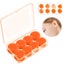 8 Pairs Of Silicone Ear Plugs Reusable Waterproof Noise-cancelling Ear Plugs M Carousel 1