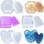 Resin Molds Box Resin Mold Silicone Mold Resin In Heart Hexagon Square Flower Carousel 2