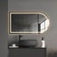 Goslash Picks Led Wall Mirror Arch Anti-fog Bathroom Mirrors Makeup Light 50x... Carousel 8