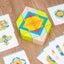 1 Set Building Block Toys Building Block Toys With Cards 3d Colorful 48pcs Bri Carousel 3