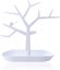 Jewelry Key Tray Hanging Key Organizer With Tree-shaped Holder Multifunctional Carousel 1