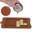 3pcs Silicone Chocolate Candy Molds Waffle 24 Grids Bpa Free Reusable 100% Sil Carousel 2