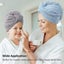 1pack Hair Towel Wrap For Women Quick Dry Soft Microfiber Hair Drying Towel Ba Carousel 3