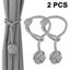 1 Pair Curtain Tiebacks Drapery Tie-backs Rope Handmade Holdbacks Home Office Carousel 1