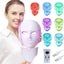 LED Face Mask Light Therapy 7-Color Skin Rejuvenation Therapy Photon Mask Carousel 2